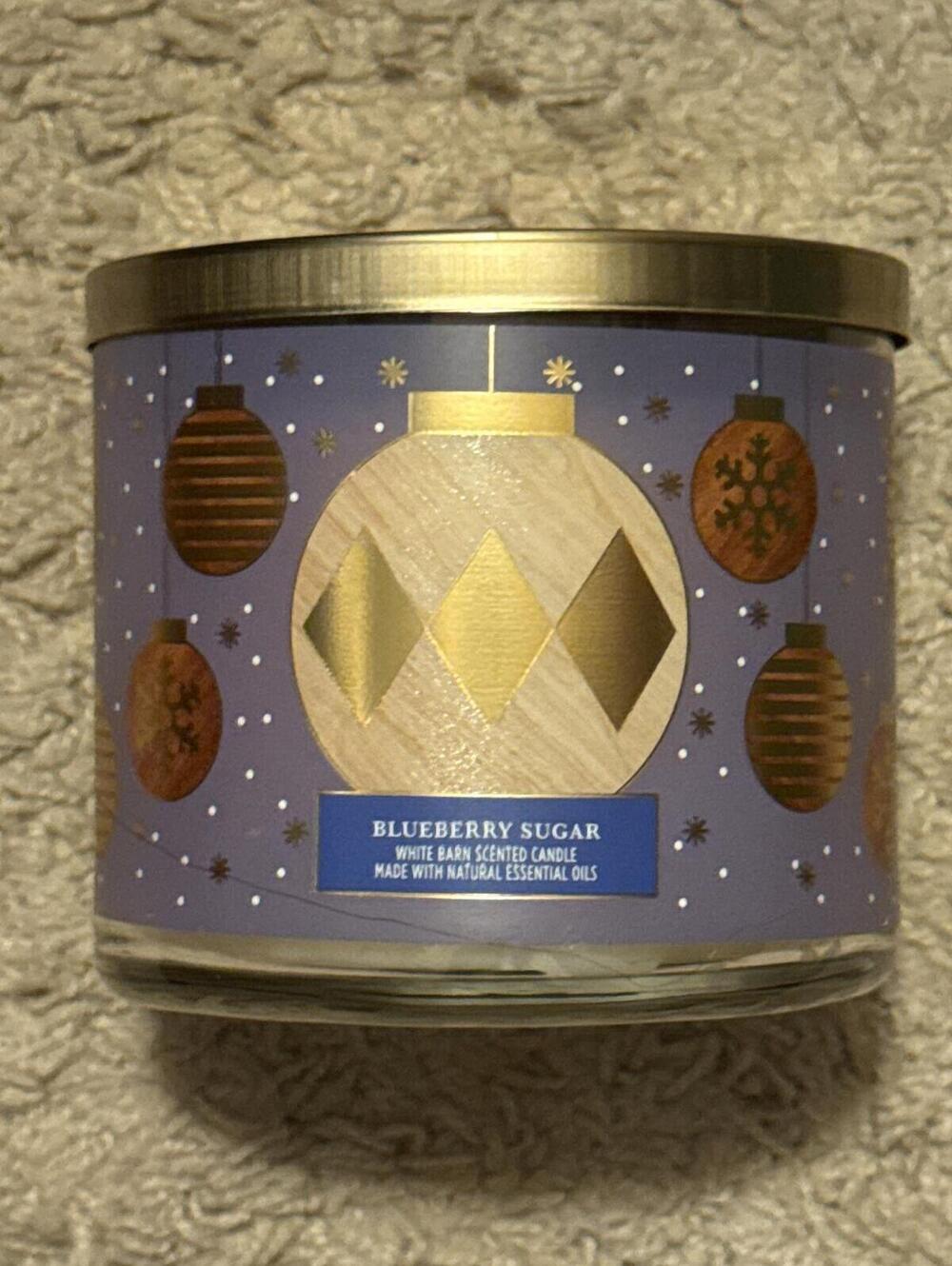 White Barn Blueberry Sugar Scented Candle